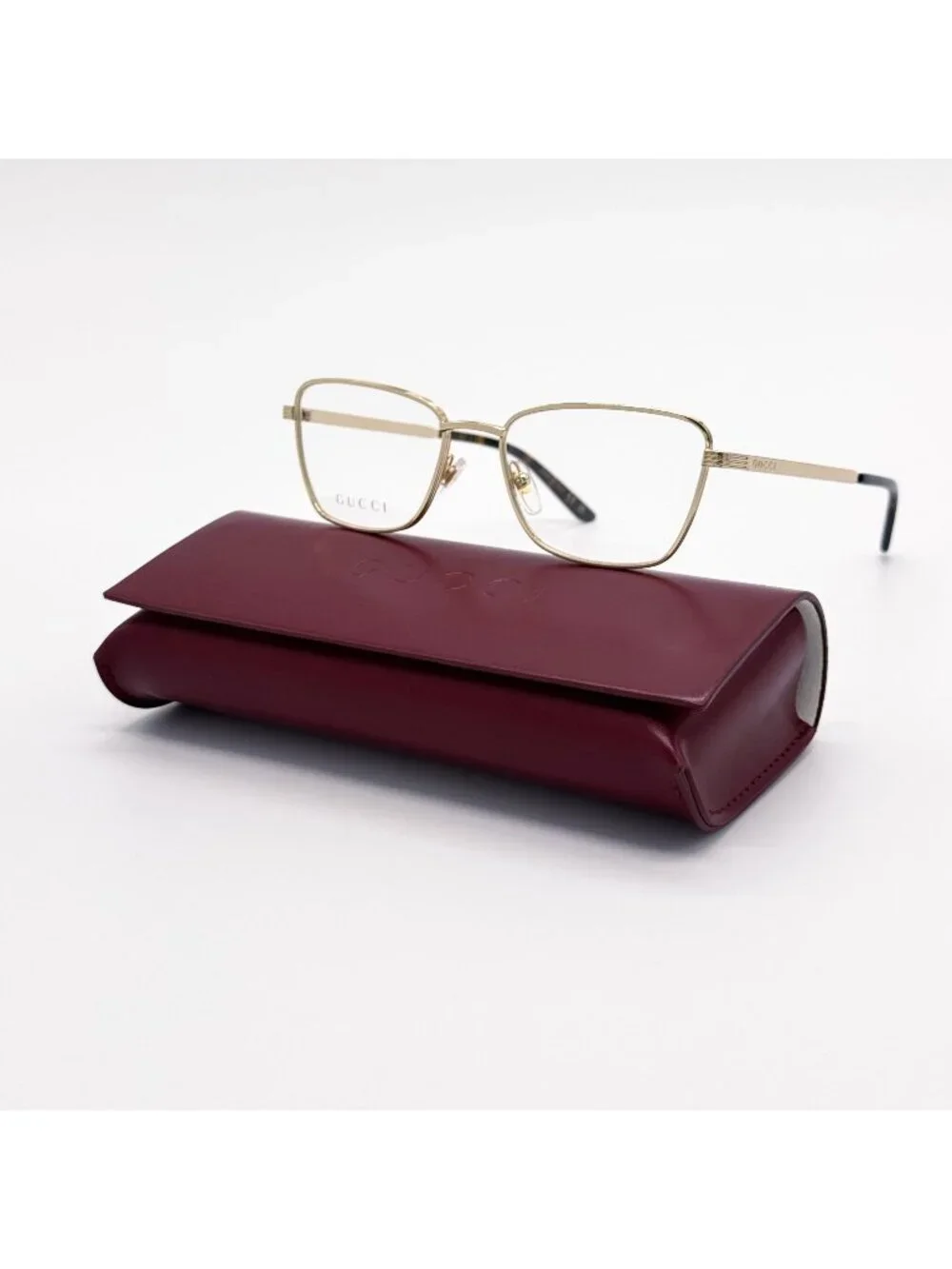 NEW GUCCI EYEGLASSES GG1880O 002 GOLD WOMEN GUCCI EYEWEAR